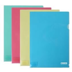 Папка-куточок А4, асорті