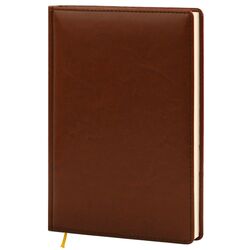 Щоденник недатований А5 в лінію Nebraska коричневий