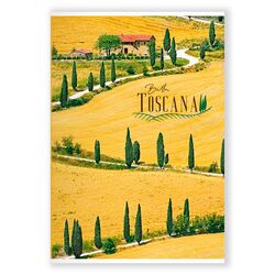 Зошит загальний А4, 96 арк., клітинка, обкладинка картон, скоба, Серія "Тоскана"