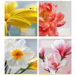 Зошит учнівський 12 арк., клітинка, обкладинка повноколірна Серія 159"Квітка"