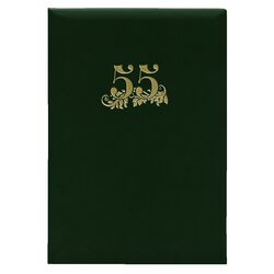 Папка адресна А4 Ariane зелений "55 років"