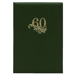 Папка адресна А4 Ariane зелений "60 років"