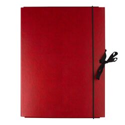 Папка-бокс архівна А4 на 250 аркушів, баладек бордовий
