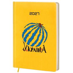 Щоденник датований А5 в лінію Vivella жовтий