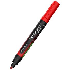Маркер водост. Permanent, 2,5 мм, круглий червоний