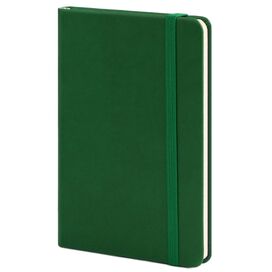 Записна книжка А6 в клітинку Vivella на гумці зелений