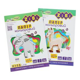 Папір кольор. двостор.(14арк/7кол), А4