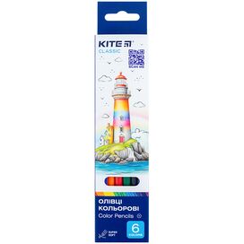 Олівці кол., 6 шт. Kite Classic
