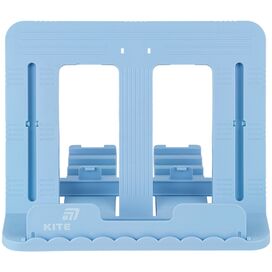 Підставка для книг, пластикова, блакитна