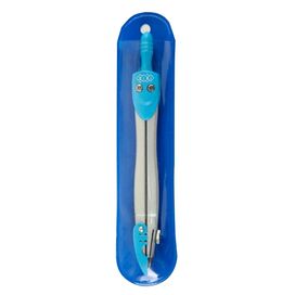 Циркуль в м'якому чохлі, блакитний