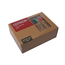 Цукор-пісок в стіках 5г х 100 шт, 0,5кг, коробка