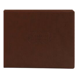 Альбом для монет (5 куліс, формат 235х212 мм), обкладинка штучна шкіра, коричневий в асортименті