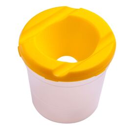 Стакан-непроливайка, жовтий
