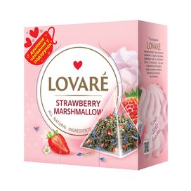 Чай зелений LOVARE Strawberry marshmallo 2гх15шт