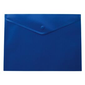 Папка на кнопці, А5, матова, синя