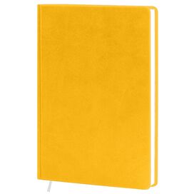 Палітурка тверда з поролоном штучна шкіра жовта Vivella Е280 для блоку ф. 145х202 176 аркушів