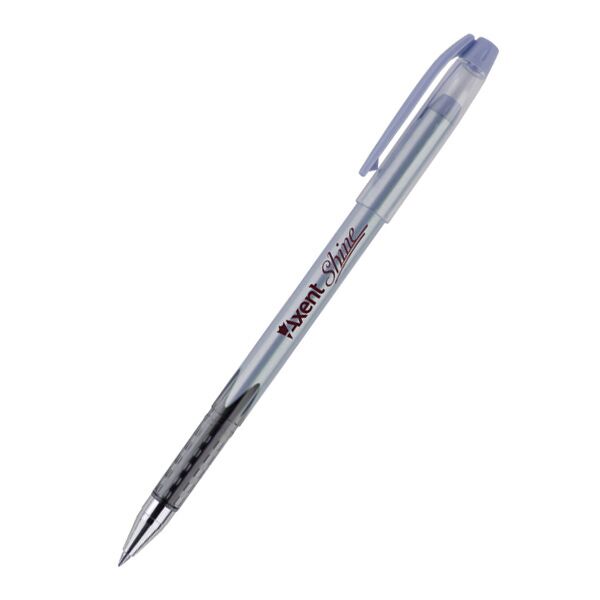 Ручка масляна Shine, синя Поліграфіст картинка 4