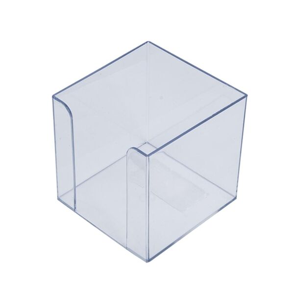 Куб для паперу 90х90х90мм, пласт, прозорий Поліграфіст
