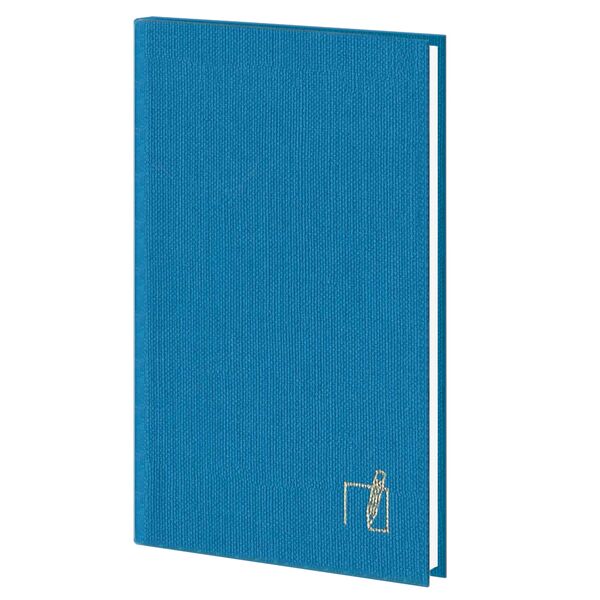 Алфавітна книга А6, 64 аркуші, лінія, обкладинка баладек Nomad, блакитний Поліграфіст