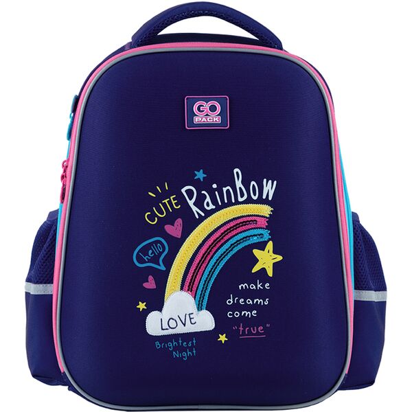 Рюкзак GoPack Education напівкаркасний 165M-1 Cute Rainbow Поліграфіст картинка 3