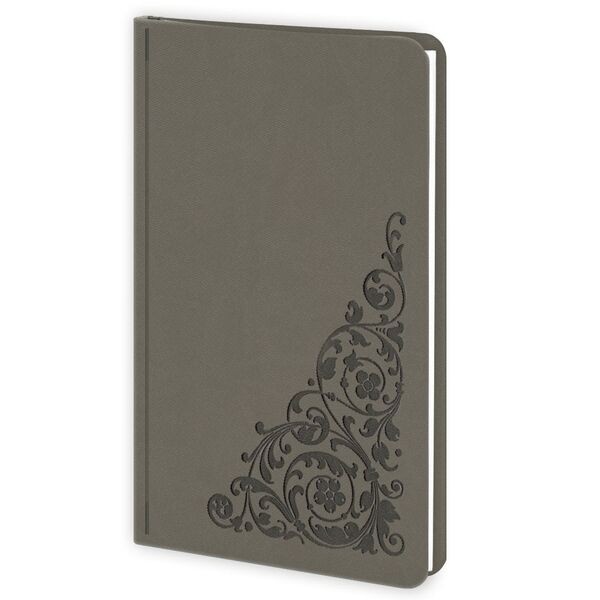 Алфавітна книга А6 в лінію Twill сірий Поліграфіст