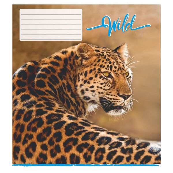 Зошит учнівський 12 арк., коса лінія, обкладинка повноколірна Серія 122"Дикий" Поліграфіст картинка 6