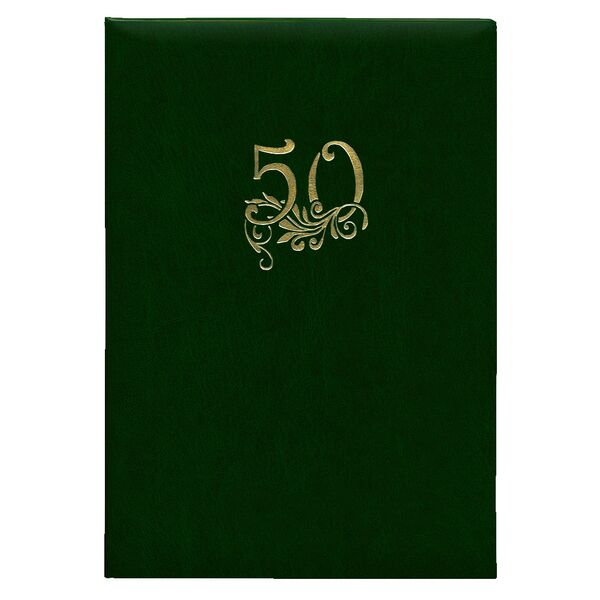 Папка адресна А4 Ariane зелений "50 років" Поліграфіст