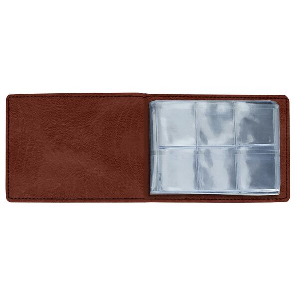 Альбом для монет (10 куліс, формат 140х95 мм), обкладинка штучна шкіра коричнева  в асортименті Поліграфіст картинка 4