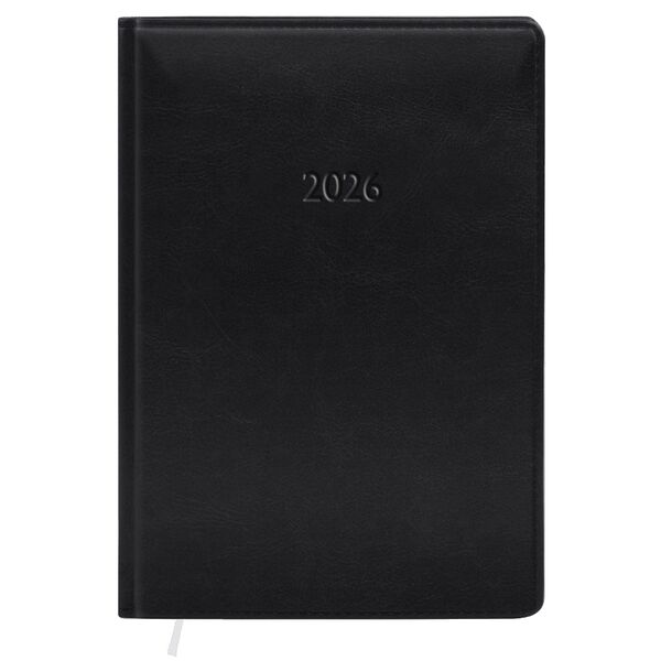 Щоденник датований А5 в лінію Nebraska чорний Поліграфіст картинка 6