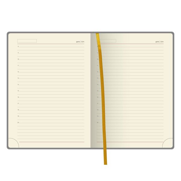 Щоденник недатований А5 в лінію Nebraska на гумці бордовий Поліграфіст картинка 6