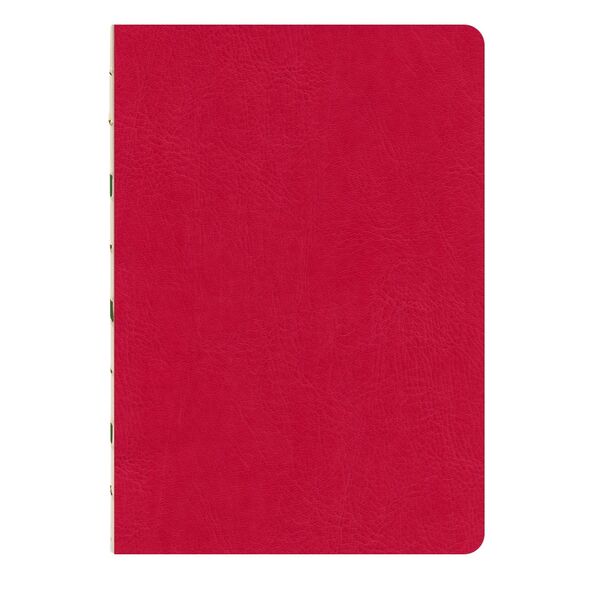 Записна книжка скетчбук А5 128 аркушів, штучна шкіра рожева Поліграфіст картинка 3