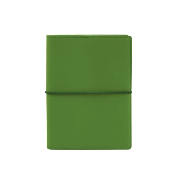 Записна книжка В6 в лінію, обкладинка з'ємна, штучна шкіра, на гумці, різноколір Поліграфіст картинка 7