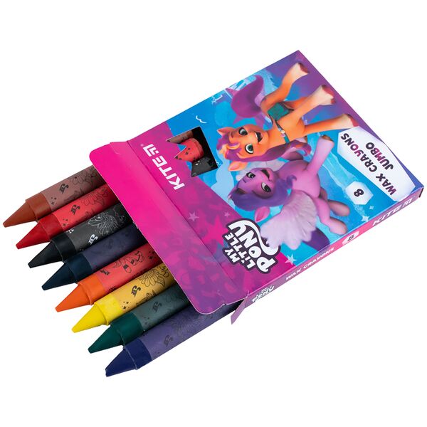 Крейда воскова Jumbo, 8 кольорів LP Поліграфіст картинка 2