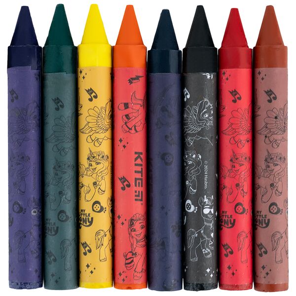 Крейда воскова Jumbo, 8 кольорів LP Поліграфіст картинка 3