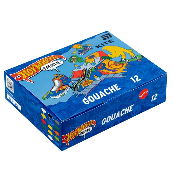 Гуаш, 12 кол., 20 мл HW Поліграфіст