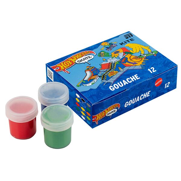 Гуаш, 12 кол., 20 мл HW Поліграфіст картинка 2