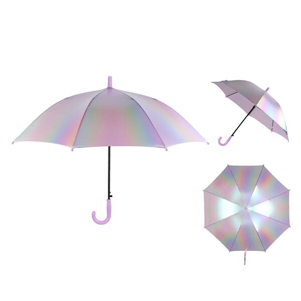 Парасоля Kite дитяча 2001-3 рожевий голографік Поліграфіст