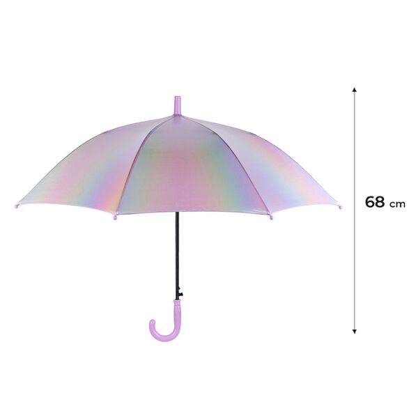 Парасоля Kite дитяча 2001-3 рожевий голографік Поліграфіст картинка 2