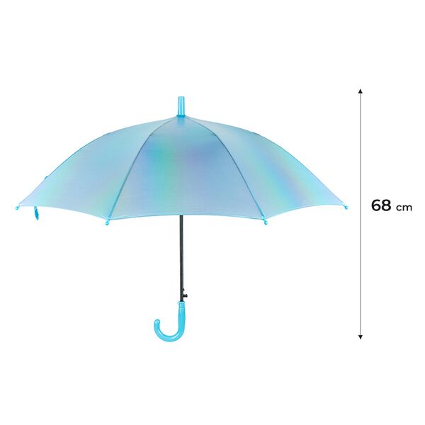 Парасоля Kite дитяча 2001-4 блакитний голографік Поліграфіст картинка 2