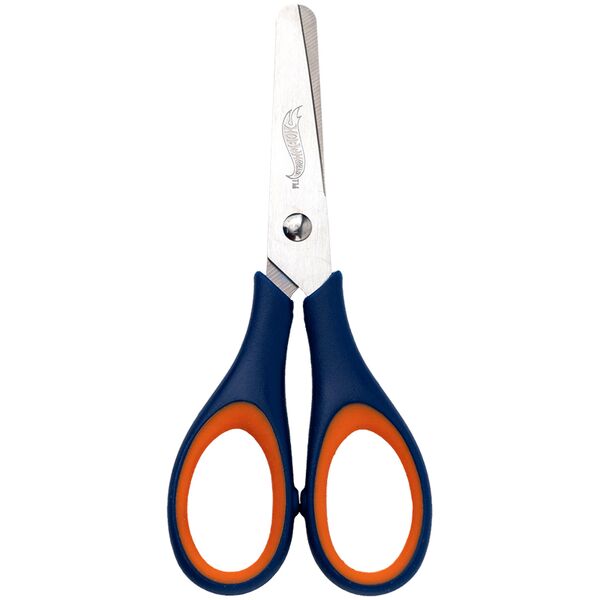 Ножиці дитячі 13см з гум. вставками HW Поліграфіст картинка 2