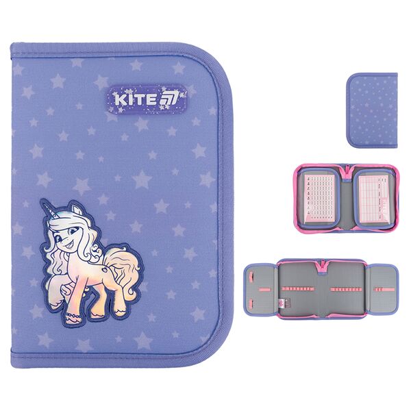 Пенал Kite 1 від., 2 відв., без наповнення 622 LP Поліграфіст