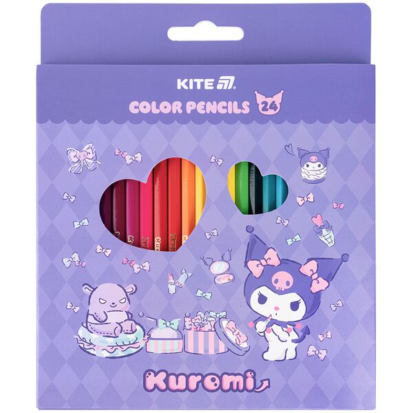 Олівці кол., 24 шт. HK Поліграфіст