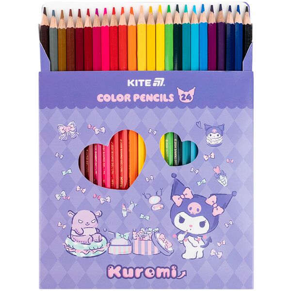 Олівці кол., 24 шт. HK Поліграфіст картинка 4