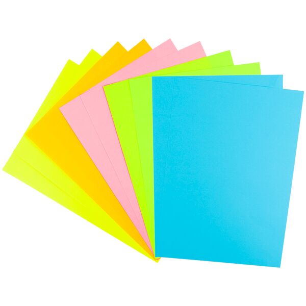 Папір кольор. неон. (10арк/5кол), A4 TF Поліграфіст картинка 2
