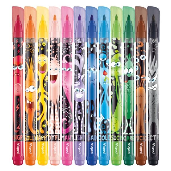 Фломастери COLOR PEPS MONSTER, 12 кол Поліграфіст картинка 2