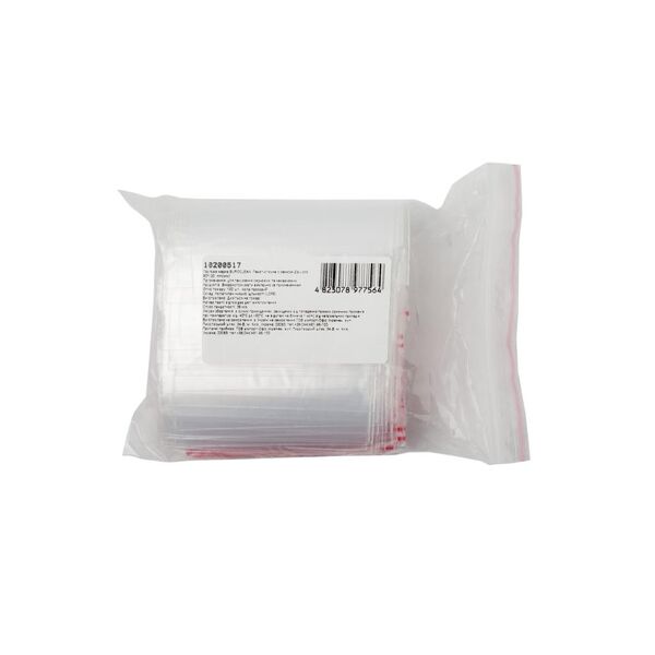 Пакет-струна з замком Zip-Lock 80*120 мм, 100шт Поліграфіст