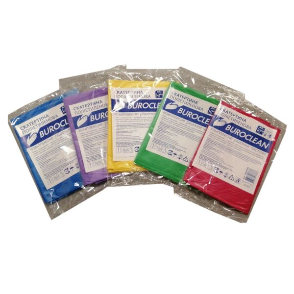 Скатертина поліетиленова, 120х150см, 30 мкм Поліграфіст