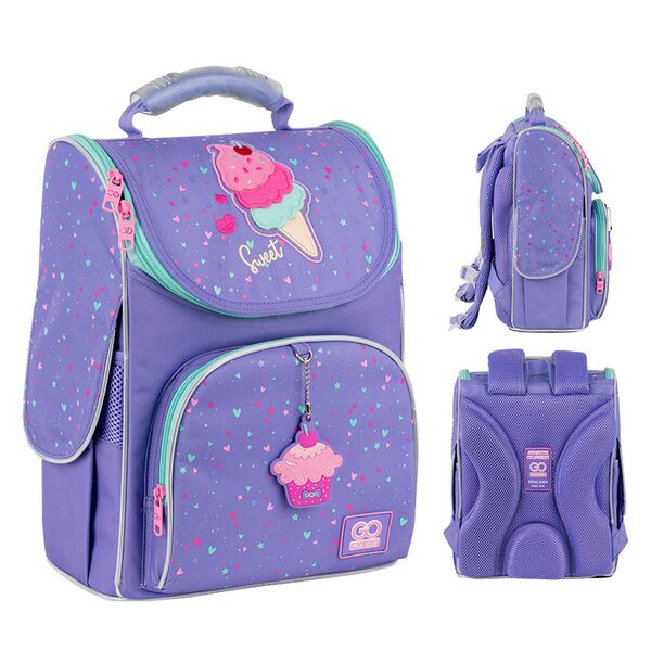 Рюкзак GoPack Education каркасний 5001S-2 Summer Ice Cream Поліграфіст