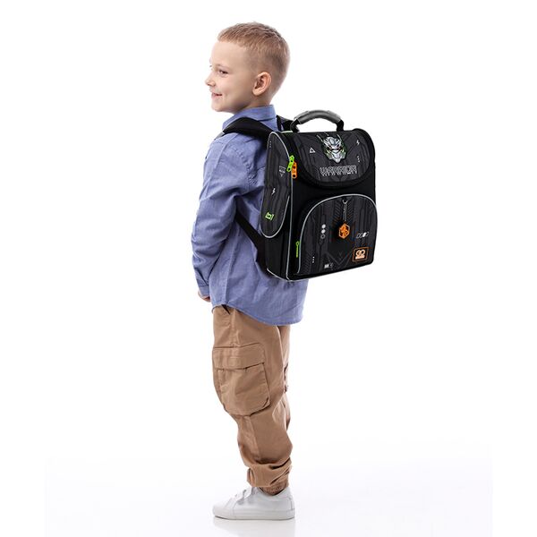 Рюкзак GoPack Education каркасний 5001S-8 Warrior Поліграфіст картинка 8