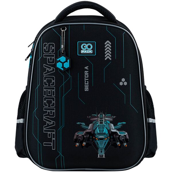 Рюкзак GoPack Education напівкаркасний 165M Spacecraft Поліграфіст картинка 3